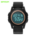 9mm Super Slim Sanda 337 Sport Watch Men Brand Luxury Electronic LED Digital Wrist Watches For Men Clock